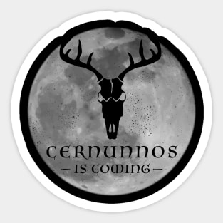 Cernunnos is coming Sticker